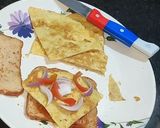 A picture of step 13 of Omelette sandwich.