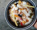 Foto langkah ke 3 dari resep Nasi Liwet Ikan Asin.