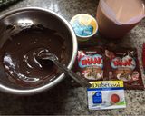 Foto langkah ke 1 dari resep Es krim Coklat endolita (mudah dan pasti enak).