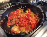 Une image de l'étape 3 de Maccheronis au thon,tomates et crème aux épices.