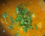 A picture of step 6 of Aloo Matar.
