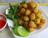 Hình bước làm 3 của món Nấm Rơm Chiên Xù