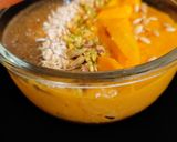 A picture of step 4 of Oatty mango smoothie.