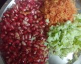 A picture of step 1 of Pomogranate Salad.
