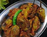 A picture of step 8 of Rajasthani Stuffed Eggplant.