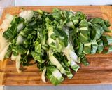 Une image de l'étape 3 de Gratin de blettes et courgette au porc et parmesan.