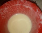 A picture of step 5 of Irish potato sauce.