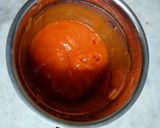 A picture of step 2 of Papaya Ladoo.