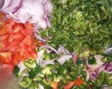 A picture of step 1 of Onion veggies pakode.