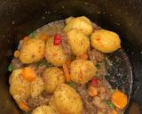 A picture of step 6 of Breakfast inspo | potatoes and beef.
