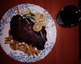 A picture of step 3 of Tanzanian grilled liver 🧄🍋🌶️.