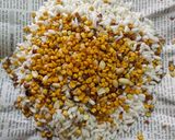 A picture of step 8 of Sukha Bhel Mumbai Style.