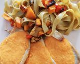 Foto del paso 6 de la receta: Carne al horno con verduras y pasta: tres platos en una receta