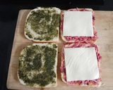 A picture of step 4 of Mixed Vegetable grilled cheese sandwitch.