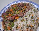 A picture of step 5 of Vegetable Rice with Beef Stew🍛.