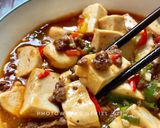 Foto langkah ke 6 dari resep Mapo Tofu (#PR_AsianFood).