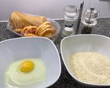 Foto del paso 1 de la receta: Milanesas de calabaza con ensalada (simple)