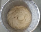 A picture of step 1 of Wheat flour- dates & banana cake.