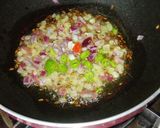 A picture of step 1 of Cheese masala tortilla wraps.