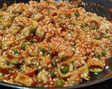 Foto del paso 6 de la receta: Arroz con calamares y langostinos