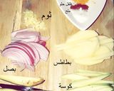 صورة لخطوة 1 من وصفة وصفة الخضار بالدجاج مع الارز والشطة صحية 🧚🏻‍♀️