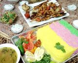 صورة لخطوة 3 من وصفة رز ملون مع شيش طاووئ