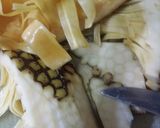 Gambar langkah 1 resipi Jerami Nangka Goreng Kunyit.