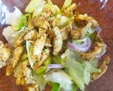 A picture of step 2 of Ceaser salad.