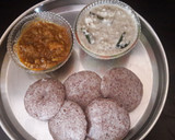 கன்னட பாரம்பரிய ராகி இட்லி (Raagi idli recipe in tamil) ரெசிபி ஸ்டேப் 2 புகைப்படம்