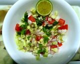A picture of step 2 of Shirazi Salad.