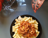 Foto del paso 5 de la receta: Macarrones con pisto y soja texturizada