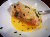 Cena de fin de semana/ Pollo rebozado con guarnición de patatas
