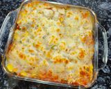 A picture of step 8 of Baked Veg. Bread Lasagna.