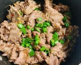 Hình bước làm 3 của món Bò Xào Sa Tế