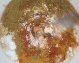 A picture of step 2 of Chicken qorma aloo.