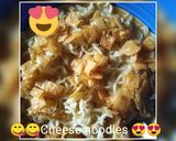 A picture of step 3 of Spicy Cheesey noodels.