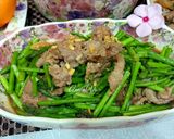 Hình bước làm 3 của món Bò xào măng tây