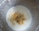 A picture of step 10 of Jeera aloo,masala chaas with masala paratha.