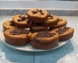 Foto del paso 4 de la receta: Muffins de avena, plátano 🍌,manzana 🍎 y chocolate 85%🍫