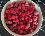 Une image de l'étape 1 de Gelée de framboises fraîches au Magimix.