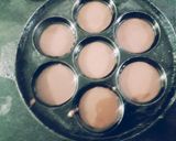 A picture of step 4 of Mini unique delicious soft chocolate lava cake in Appe pan.