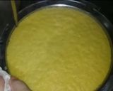 A picture of step 8 of Besan dhokla.