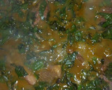 A picture of step 10 of Oha soup.