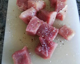 Foto del paso 2 de la receta: Brochetas de solomillo de cerdo glaseado