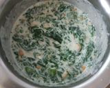 A picture of step 4 of Palak raita.