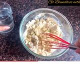 A picture of step 2 of Oats Maize Cheela.