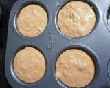 Foto del paso 3 de la receta: Muffins de mandarina con mantequilla de maní / sin azúcar