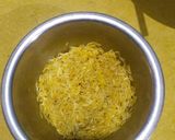 A picture of step 1 of Gobindobhog rice.