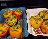 A picture of step 9 of Mexi Stuffed Peppers.