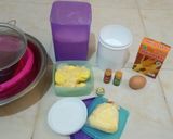 Foto langkah ke 1 dari resep Nastar Gulung (tanpa oven, tanpa mixer, takaran sendok).